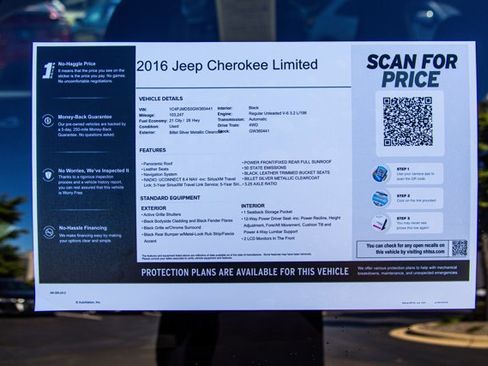 Used 2016 Jeep Cherokee Limited AWD/4WD image 27