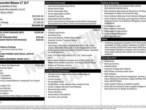 Used 2024 Chevrolet Blazer LT w/ LPO, Black Sport Package AWD/4WD image 5