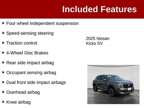 Used 2025 Nissan Kicks SV AWD/4WD image 4