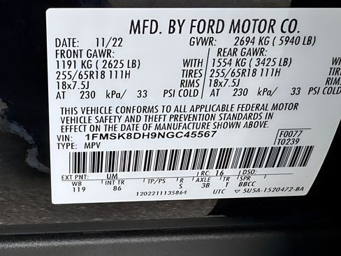 Used 2022 Ford Explorer XLT w/ Class IV Trailer Tow Package AWD/4WD image 44