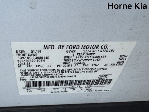 Used 2019 Ford Explorer XLT w/ Equipment Group 202A FWD image 28