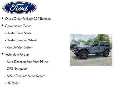 Used 2024 Jeep Wrangler Unlimited Rubicon w/ Technology Group AWD/4WD image 4
