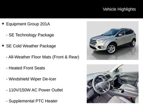 Used 2017 Ford Escape SE w/ Equipment Group 201A FWD image 6