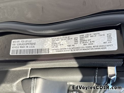 Used 2023 Jeep Grand Cherokee L Overland w/ Rear Seat Video Group I image 41