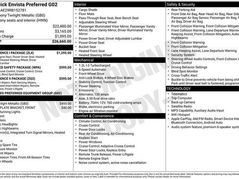 Used 2024 Buick Envista Preferred w/ Convenience I Package FWD image 42