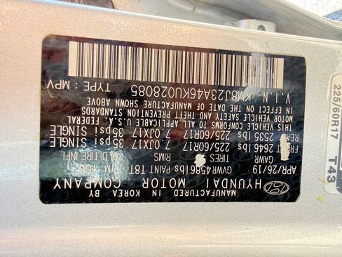 Used 2019 Hyundai Tucson SE w/ Cargo Package FWD image 34