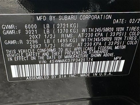 Used 2023 Subaru Ascent Onyx Edition Limited image 26