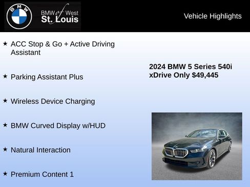 Used 2024 BMW 540i xDrive image 23