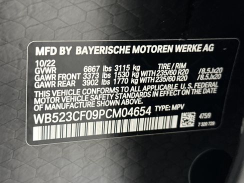 Certified 2023 BMW iX xDrive50 AWD/4WD image 29