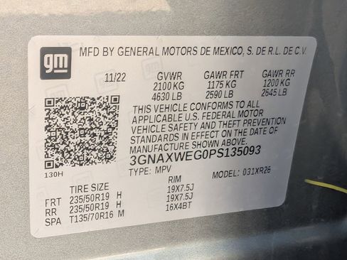 Used 2023 Chevrolet Equinox RS w/ RS Leather Package image 29