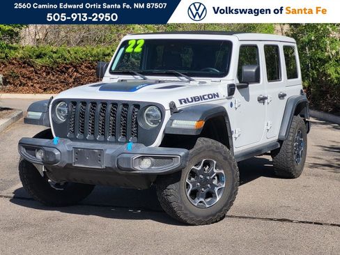 Used 2022 Jeep Wrangler Unlimited Rubicon 4xe w/ Cold Weather Group AWD/4WD image 1