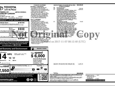 Used 2018 Toyota Tundra Limited w/ Limited Premium Package image 3