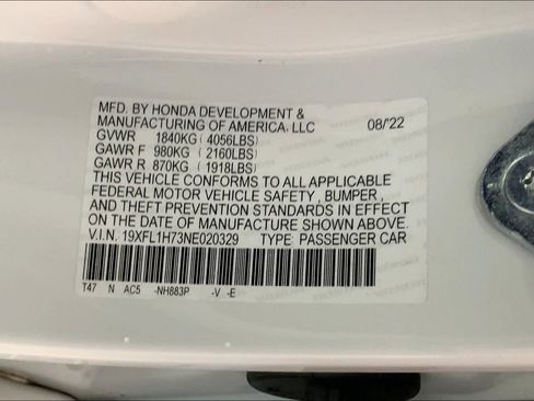 Used 2022 Honda Civic EX-L image 20