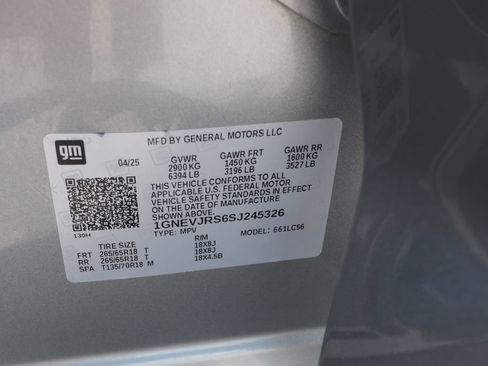 Used 2025 Chevrolet Traverse Z71 w/ Driver Confidence Package AWD/4WD image 32