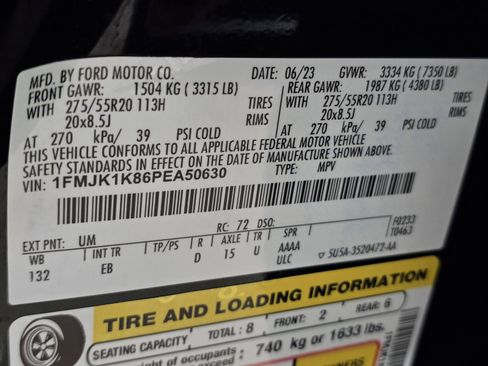 Used 2023 Ford Expedition Max Limited image 37