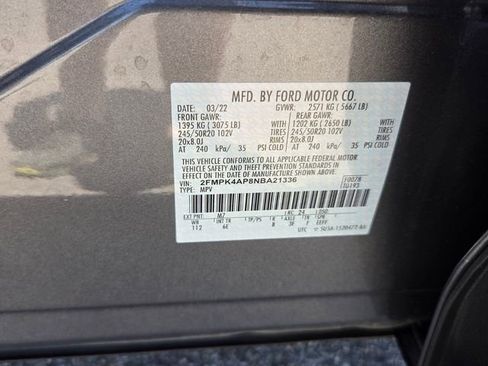 Used 2022 Ford Edge ST w/ Equipment Group 401A AWD/4WD image 18