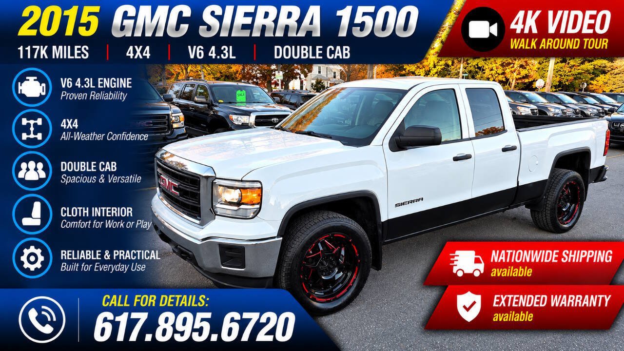 Used 2015 GMC Sierra 1500 4x4 Double Cab image 1