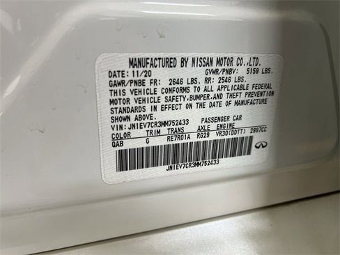 Used 2021 INFINITI Q50 Sensory image 71