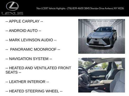 Certified 2023 Lexus RZ 450e Premium w/ Accessory Package (2T) AWD/4WD image 8