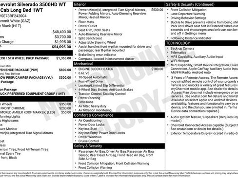 Used 2024 Chevrolet Silverado 3500 W/T AWD/4WD image 32