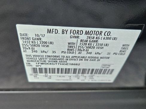 Used 2017 Ford Explorer Sport w/ Equipment Group 401A AWD/4WD image 26