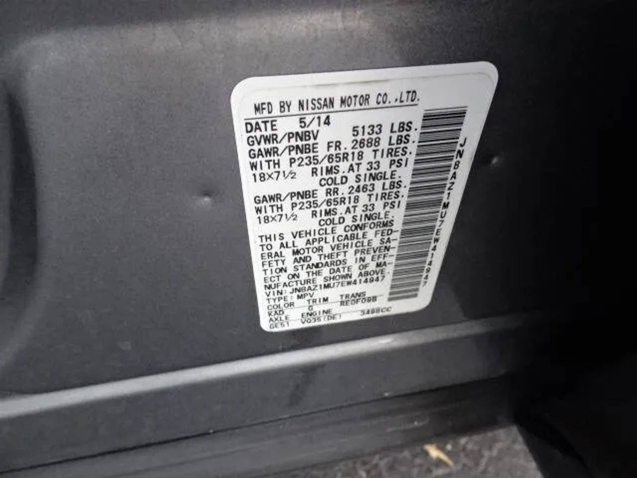 Used 2014 Nissan Murano S FWD image 35