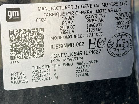 Used 2024 Chevrolet Traverse RS AWD/4WD image 19