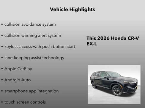 New 2026 Honda CR-V EX-L image 10