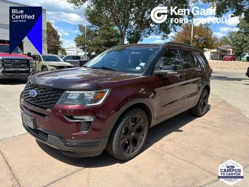 Certified 2019 Ford Explorer Sport w/ Equipment Group 401A AWD/4WD image 1