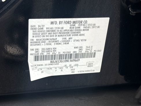 Used 2022 Ford EcoSport SE image 27