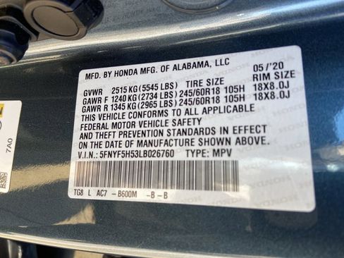 Used 2020 Honda Pilot EX-L image 32