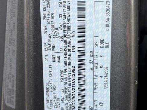 New 2026 Ford Escape Active w/ Active Premium Tech Pack image 23