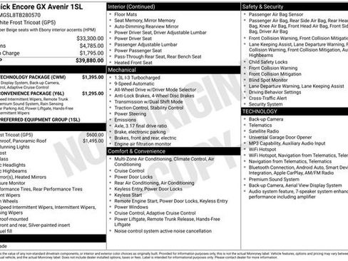 New 2026 Buick Encore GX Avenir w/ Avenir Technology Package AWD/4WD image 24
