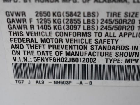 Used 2018 Honda Pilot Elite image 15