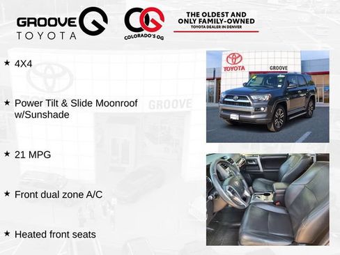 Used 2016 Toyota 4Runner Limited AWD/4WD image 4