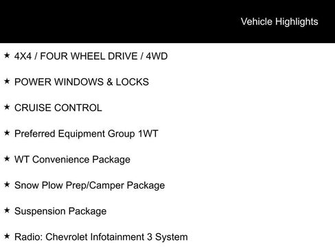 Used 2020 Chevrolet Silverado 2500 W/T w/ WT Convenience Package AWD/4WD image 4