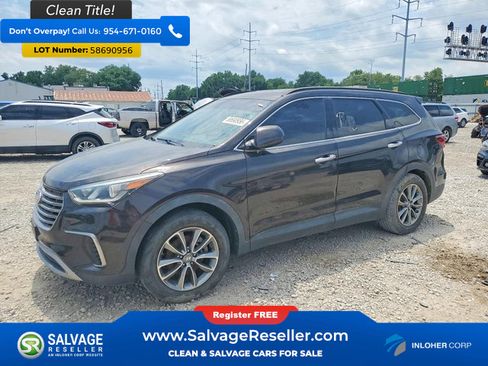 Used 2017 Hyundai Santa Fe SE w/ Cargo Package AWD/4WD image 1