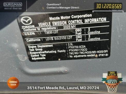 Used 2023 MAZDA CX-5 Carbon Edition image 9