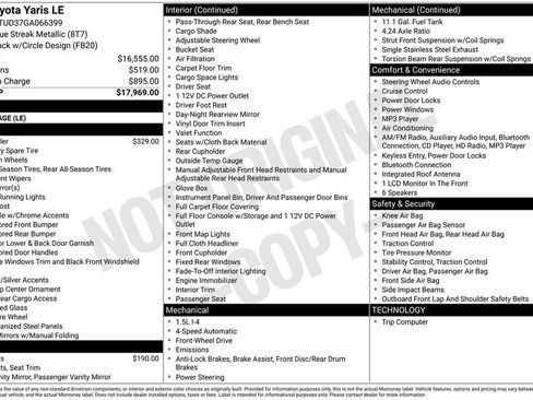 Used 2016 Toyota Yaris LE image 7