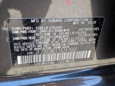 Used 2026 Subaru Crosstrek 2.5i Limited w/ Convenience Package AWD/4WD image 18