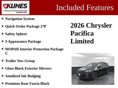 New 2026 Chrysler Pacifica Limited w/ S Appearance Package
