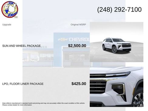 New 2026 Chevrolet Traverse LT w/ Sun and Wheel Package AWD/4WD image 5