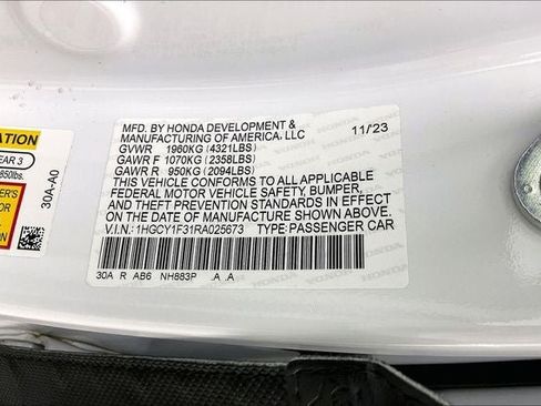 Certified 2024 Honda Accord EX image 33