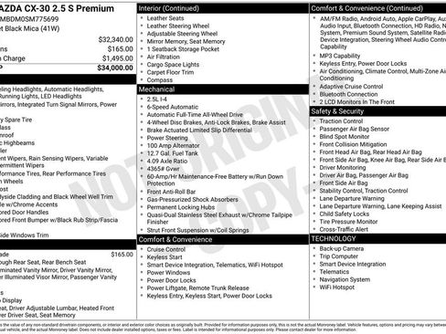 New 2025 MAZDA CX-30 AWD 2.5 S w/ Premium Package image 6