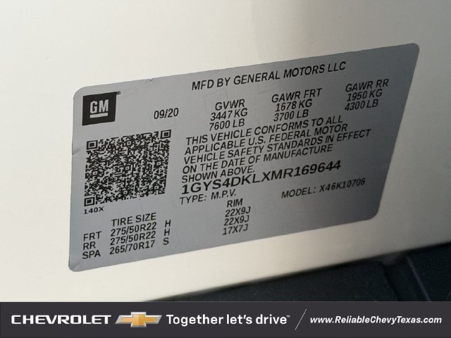 Used 2021 Cadillac Escalade Premium Luxury Platinum AWD/4WD image 44
