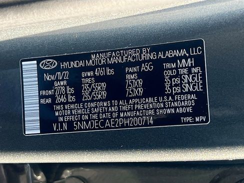 Used 2023 Hyundai Tucson Limited AWD/4WD image 41
