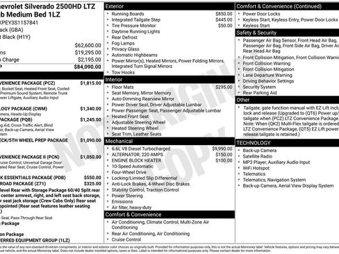 Certified 2025 Chevrolet Silverado 2500 LTZ w/ LTZ Convenience Package AWD/4WD image 6
