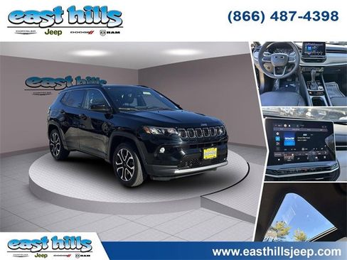 Certified 2023 Jeep Compass Limited w/ Sun and Sound Group image 1