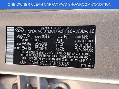 Used 2025 Hyundai Tucson SEL AWD/4WD image 27