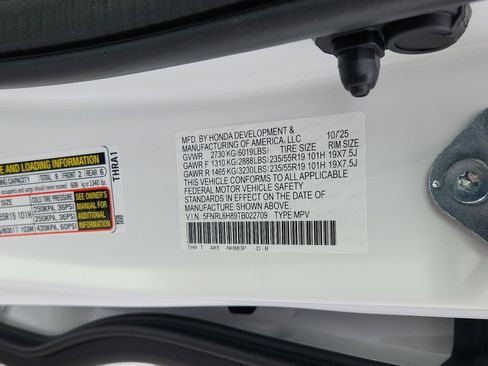 New 2026 Honda Odyssey Touring image 18